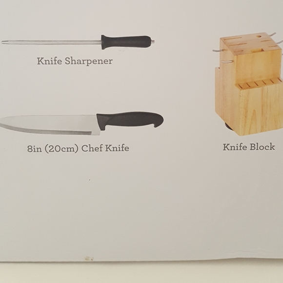 Martha Stewart essentials 30 piece cutlery and utensil set black New - Picture 13 of 13